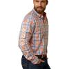 ARIAT Men’s Team Damion Classic Fit Shirt(Peach)