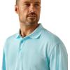 ARIAT Men’s Tek Polo(Cenote Aqua)