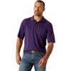 ARIAT Men’s Tek Polo(Purplavy)
