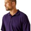 ARIAT Men’s Tek Polo(Purplavy)