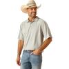 ARIAT Men’s Tek Polo(Silver Lining)