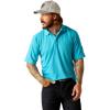 ARIAT Men’s Tek Polo(Turquoise Reef)