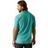 ARIAT Men’s Tek Polo(Winter Aqua)