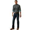 ARIAT Men’s Wrinkle Free Camdyn Fitted Shirt(Navy)