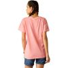 ARIAT Women’s Floral Farm T-Shirt, Coral Heather, X-Large