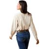 ARIAT Womens Real Jurlington Snap Shirt(Sandshell)