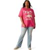 ARIAT Women’s Sierra T-Shirt, Pink, XX-Large