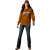 ARIAT womens Horizon Hoodie(Chestnut Horse)