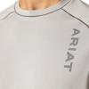 Ariat Men’s Blue 360 Airflow T-Shirt(Silver Sconce)