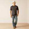 Ariat Men’s Charger Crestline T-Shirt(Charcoal)