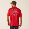 Ariat Men’s Charger Crestline T-Shirt(Chili Pepper)