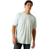 Ariat Men’s Charger Crestline T-Shirt(Iced Aqua)