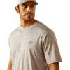 Ariat Men’s Charger Spirited T-Shirt(Light Grey Heather)