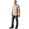 Ariat Men’s Charger Spirited T-Shirt(Light Grey Heather)
