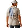 Ariat Men’s Charger Spirited T-Shirt(Light Grey Heather)