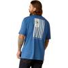 Ariat Men’s Charger Spirited T-Shirt(Monaco Blue)