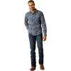 Ariat Mens Holin Retro Fit Shirt(Copen Blue)