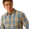 Ariat Mens Holin Retro Fit Shirt(Pale Khaki)