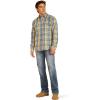 Ariat Mens Holin Retro Fit Shirt(Pale Khaki)