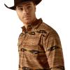 Ariat Mens Holin Retro Fit Shirt(Pine Bark)