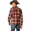 Ariat Mens Holin Retro Fit Shirt(Windsor Wine)