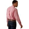 Ariat Men’s Pro Series Piers Fitted Shirt(Red)