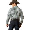 Ariat Men’s Pro Series Piers Fitted Shirt(Teal)