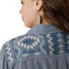 Ariat Women’s Real Billie Jeans Shirt(Cassidy Embroidered Chambray)