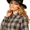 Ariat Women’s Real Billie Jeans Shirt(Cheyenne Plaid)