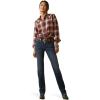 Ariat Women’s Real Billie Jeans Shirt(Hearth Plaid)