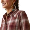 Ariat Women’s Real Billie Jeans Shirt(Hearth Plaid)