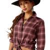 Ariat Women’s Real Billie Jeans Shirt(Lucky Plaid)