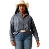 Ariat Women’s Real Billie Jeans Shirt(Med Blue Chambray)