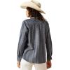 Ariat Women’s Real Billie Jeans Shirt(Med Blue Chambray)