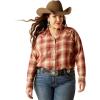 Ariat Women’s Real Billie Jeans Shirt(Nora Plaid)