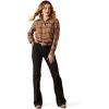 Ariat Women’s Real Billie Jeans Shirt(Oakwood Plaid)