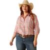 Ariat Women’s Real Billie Jeans Shirt(Rosie Plaid)