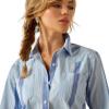Ariat Women’s Real Billie Jeans Shirt(Summer Stripe)