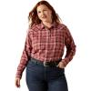 Ariat Women’s Real Billie Jeans Shirt(Sunkissed Plaid)