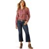 Ariat Women’s Real Billie Jeans Shirt(Sunkissed Plaid)
