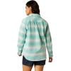 Ariat Women’s Real Billie Jeans Shirt(Turquoise Stripe)
