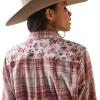 Ariat Women’s Real Billie Jeans Shirt(Willa Plaid Floral)