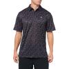 ARIAT Men’s All Over Print Polo(Black Core)