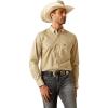 ARIAT Mens Barb Shield T-Shirt(Khaki)