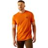 ARIAT Mens Barb Shield T-Shirt(Rust)