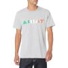 ARIAT Men’s Viva Mexico Independent SMU T-Shirt, Heather Grey, Size XX-Large