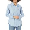 ARIAT Women’s Fr Solid Durastretch Snap Work Shirt(Blue_twill)