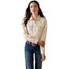 ARIAT Womens Real Jurlington Snap Shirt(Sandshell)