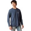 Ariat Mens Ariat Crestline T-Shirt(Navy Heather)