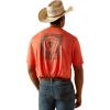 Ariat Men’s Charger Ariat SW Shield T-Shirt(Hot Coral)